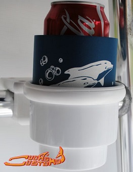 Marine cup holders for boats